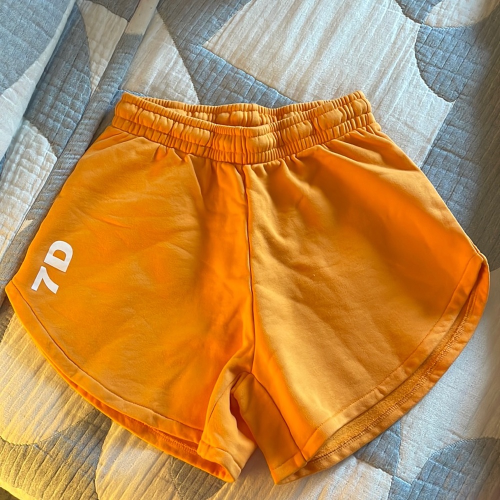7 Days Active Orange Barb Sport Shorts